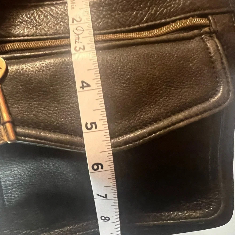 Fossil Bag Black Leather Crossbody Organizer Bag - Picture 8 of 9